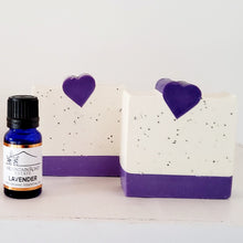 Load image into Gallery viewer, Pretty and nourishing Lavender Soap made here in Taranaki