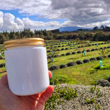 Load image into Gallery viewer, Lavender and coconut wax sleek white candle=the best you&#39;ll find
