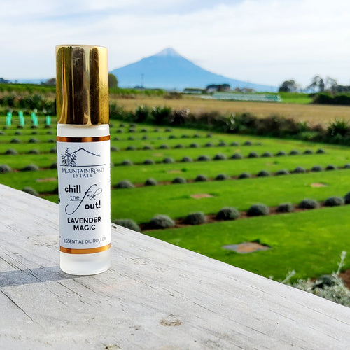 Lavender roller to soothe stress and support quality sleep 