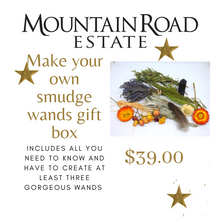 Load image into Gallery viewer, Make your own sage wand box, for those wanting to infuse their own intention into the wand
